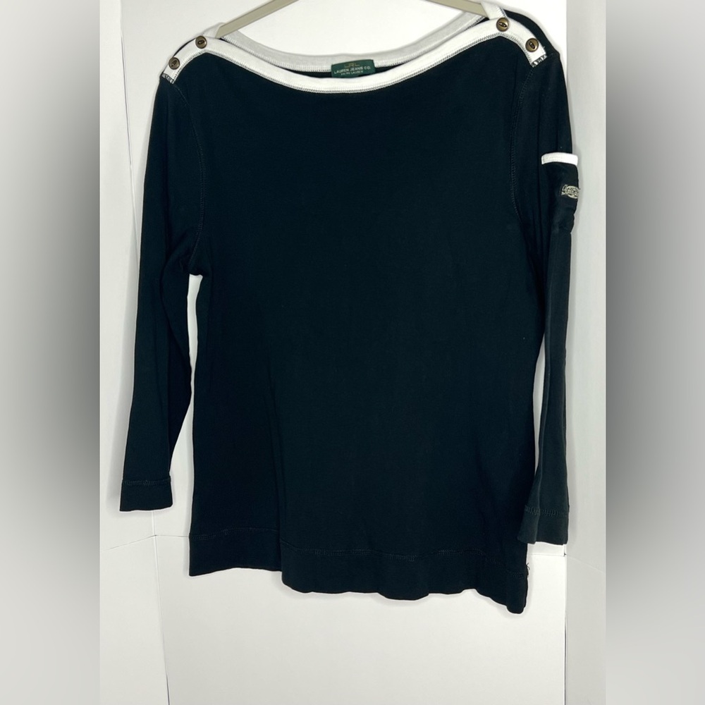 Lauren Jeans Co Ralph Lauren Boatneck Top, XL